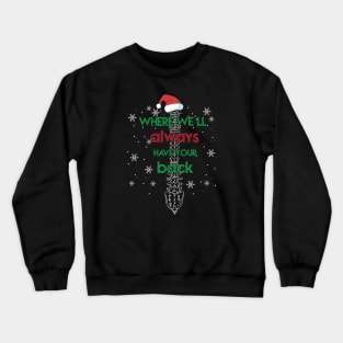 Where we'll always have your back cool chiropractic Christmas Crewneck Sweatshirt